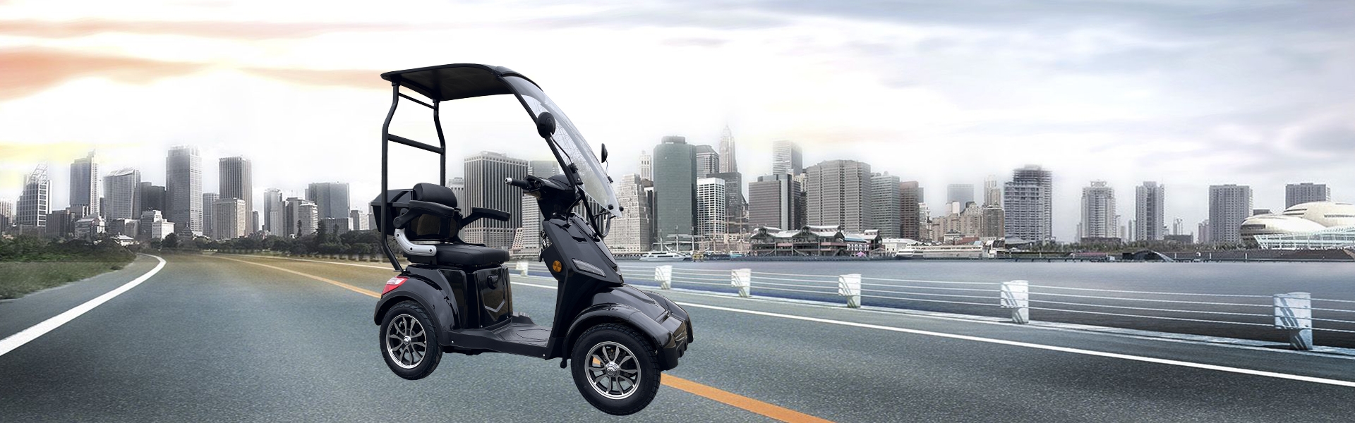 4 Wheel Motorized Scooter - Electric Mobility Scooter