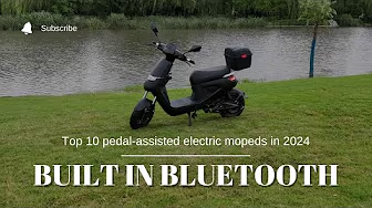 Top 10 pedal assisted electric moped in 2024