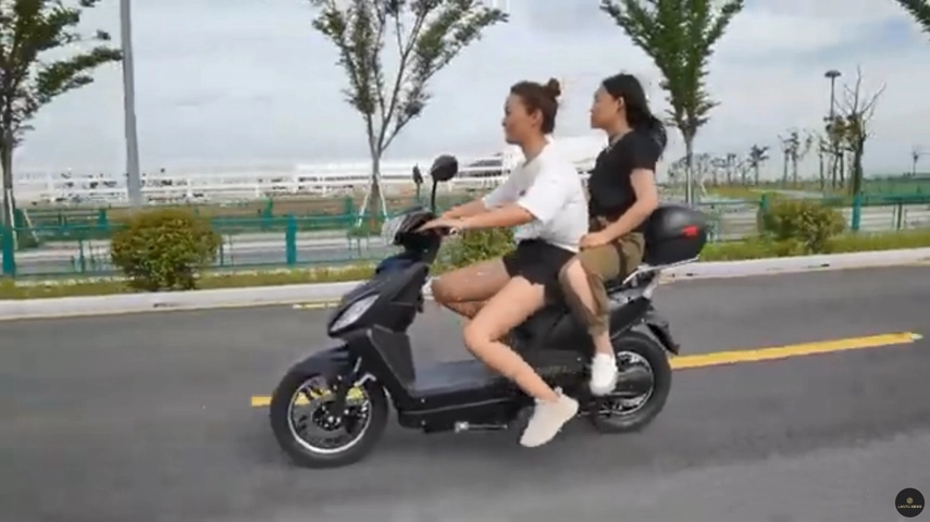 Scooter elettrico a pedalata assistita a due pesi